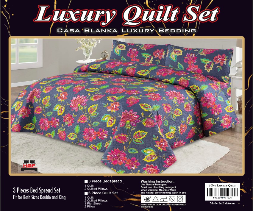 Microfiber Quilted Bedspread-1