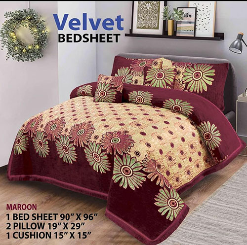 Four-Border-Velvet-Bed-sheet-24