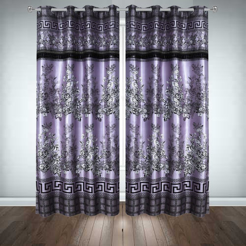 Printed Silk Curtains-13
