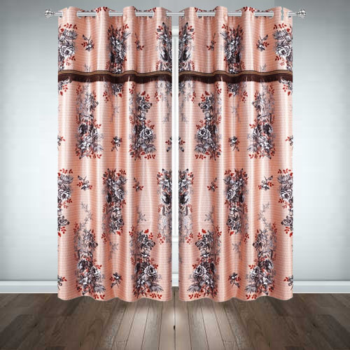Printed Silk Curtains-4