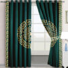 Luxury Velvet Splendid Curtains green and skin