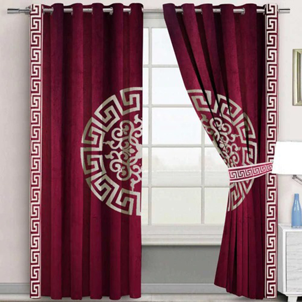 Luxury Velvet Splendid Curtains maroon skin