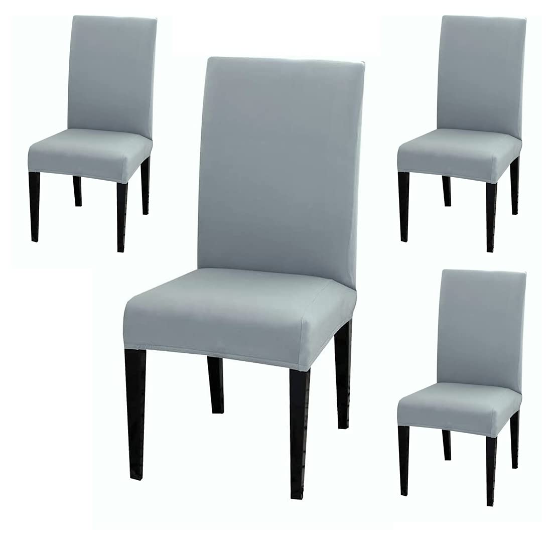 Dining Chair Covers light grey