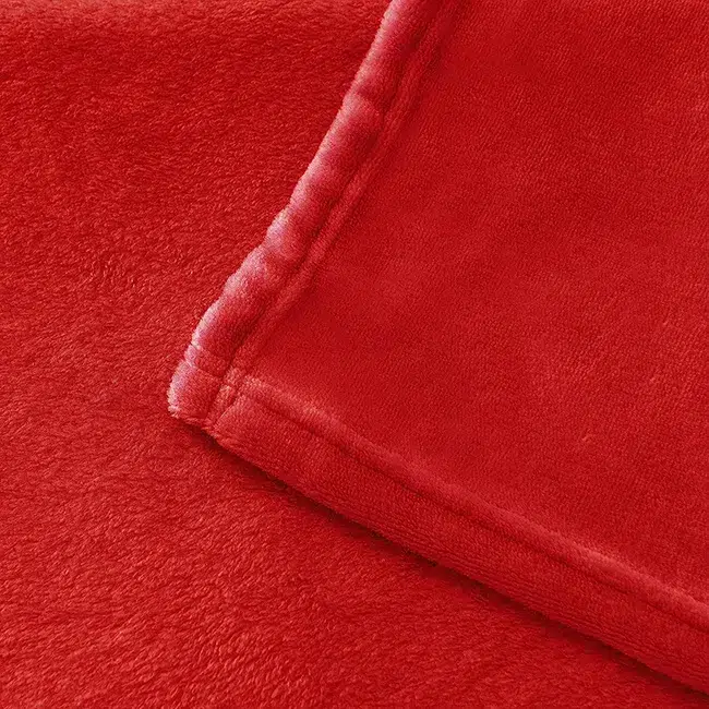 Flannel Fleece Blanket-Red