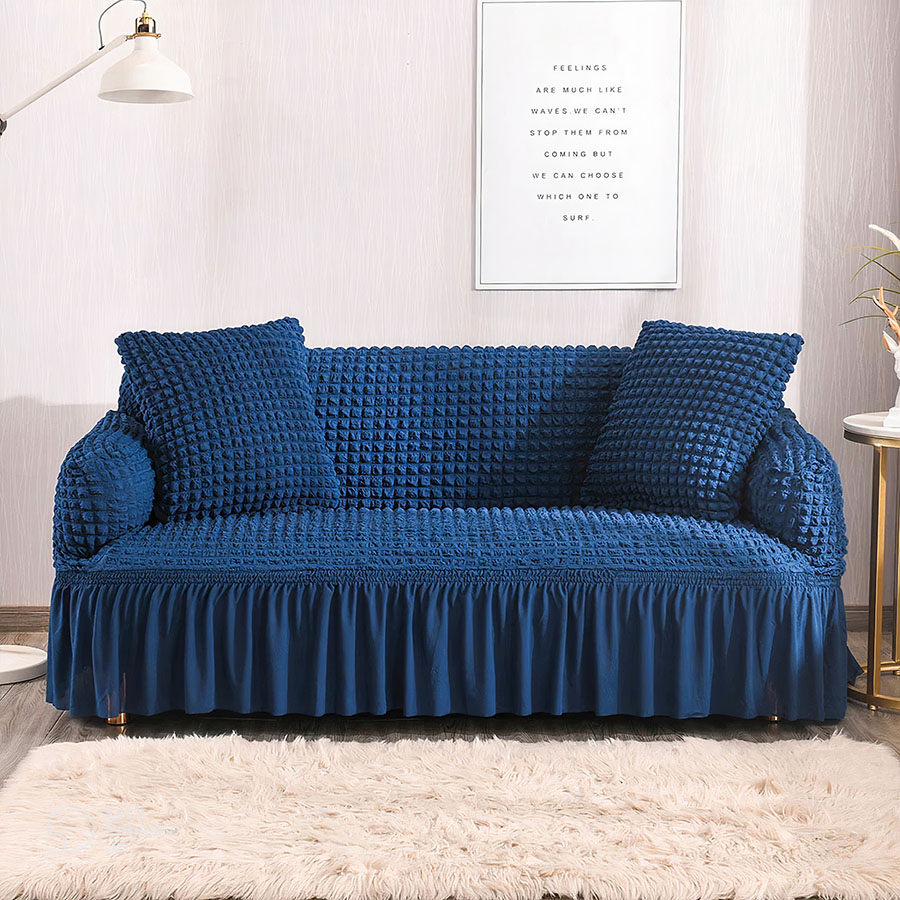 Bubble Sofa Cover Blue