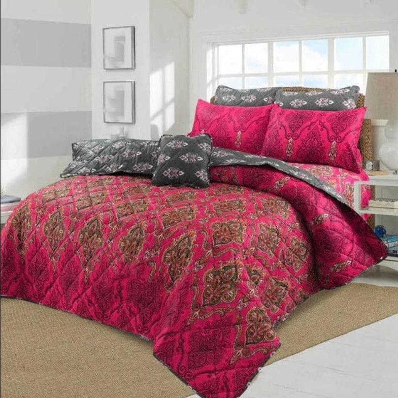 Quilted Comforter Set-117