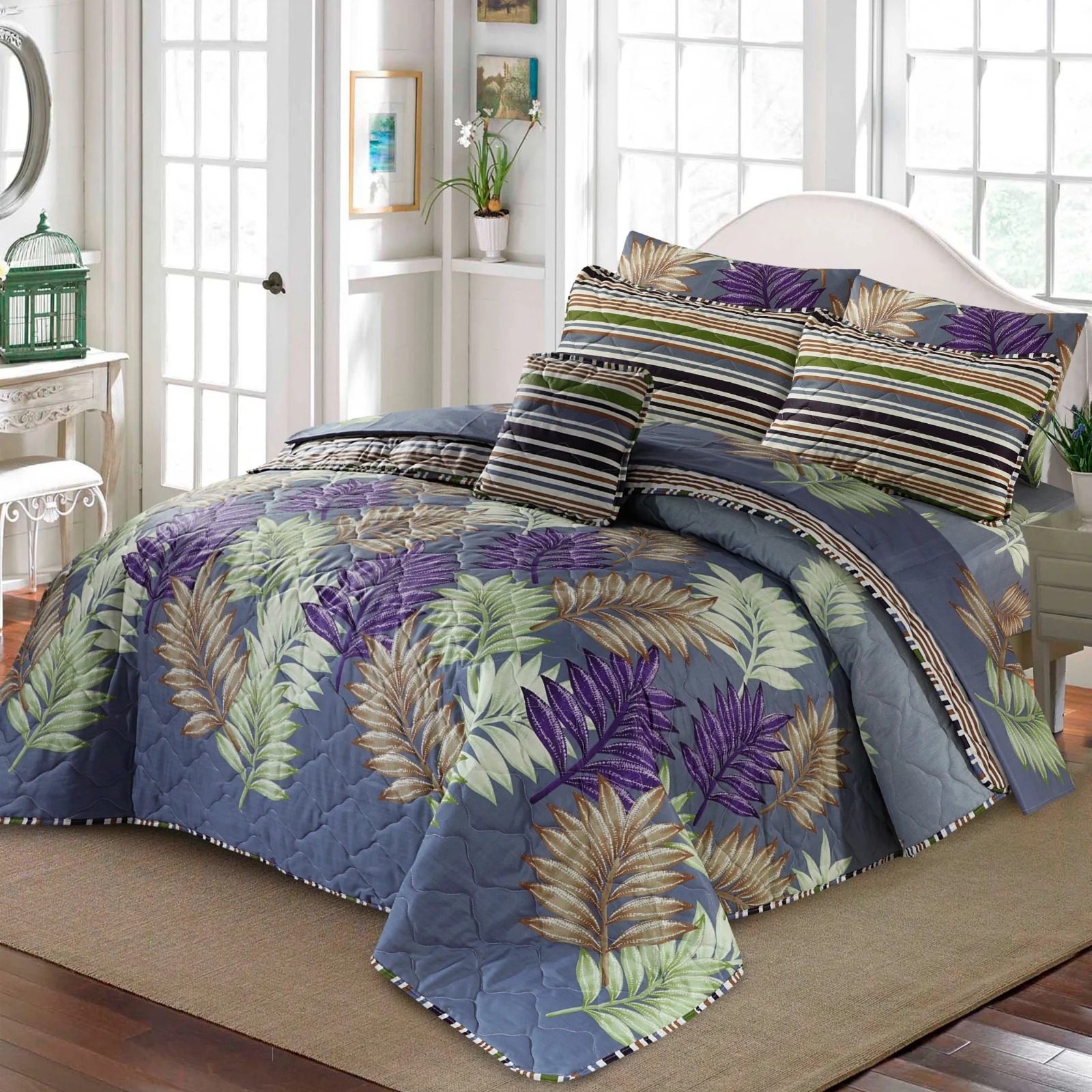 Quilted Comforter Set-131