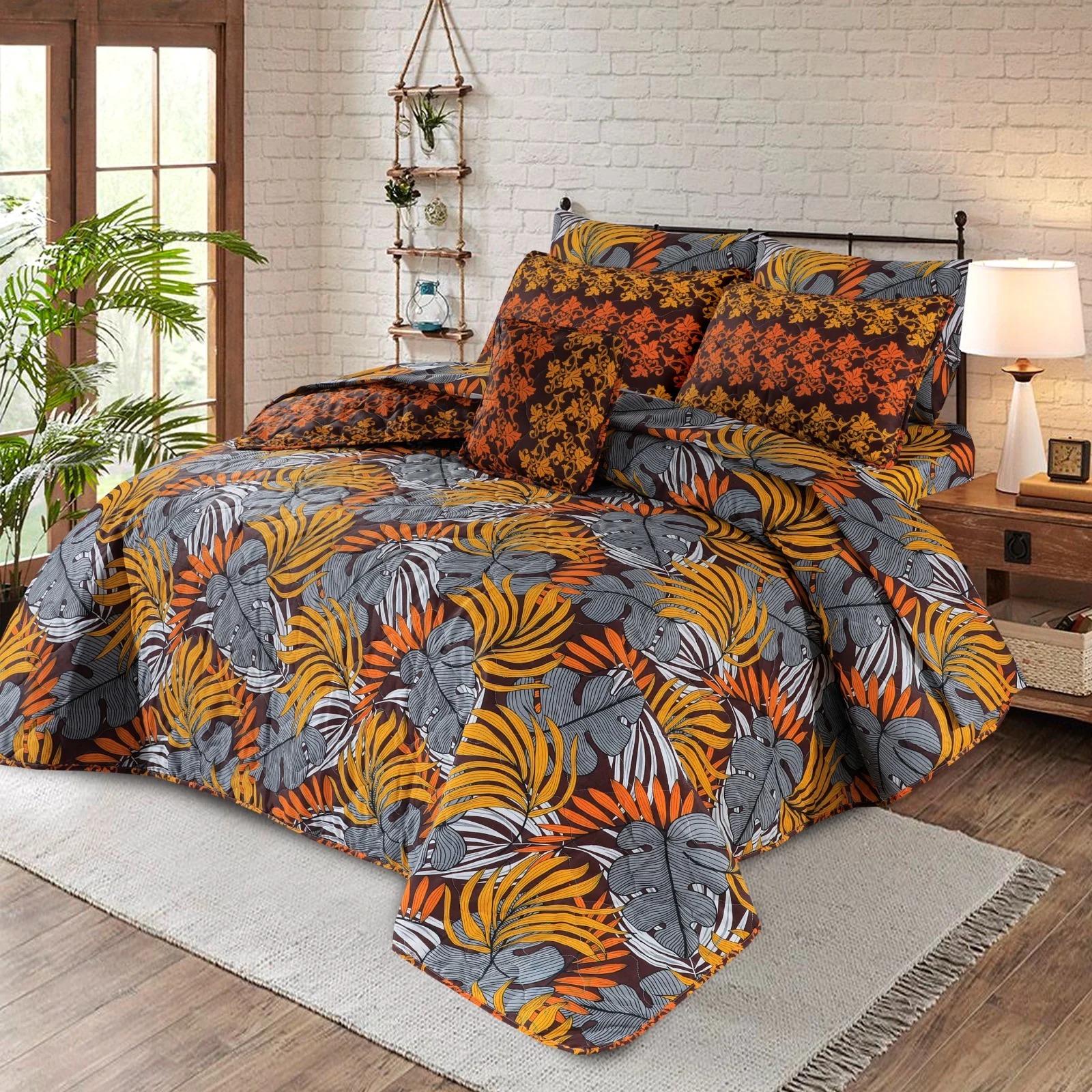 Quilted Comforter Set-142
