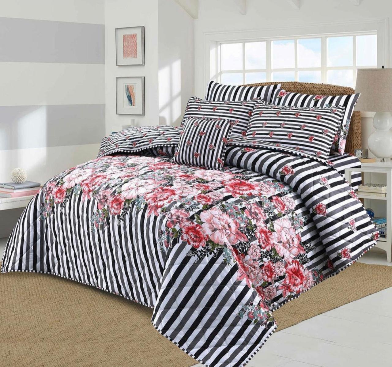 Quilted Comforter Set-105