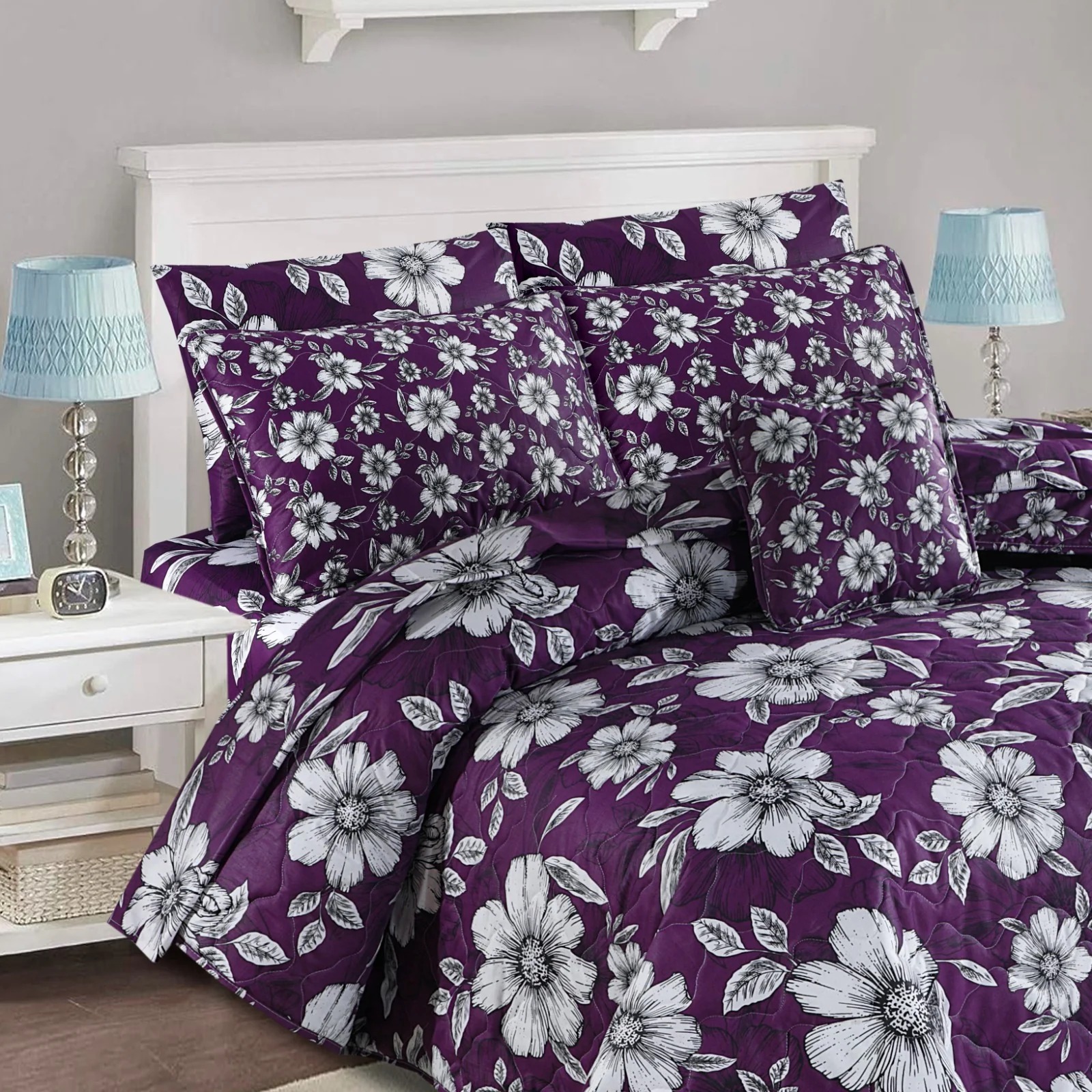 Quilted Comforter Set-155