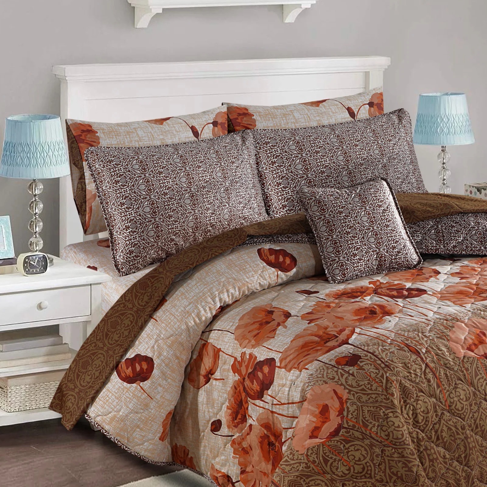Quilted Comforter Set-156
