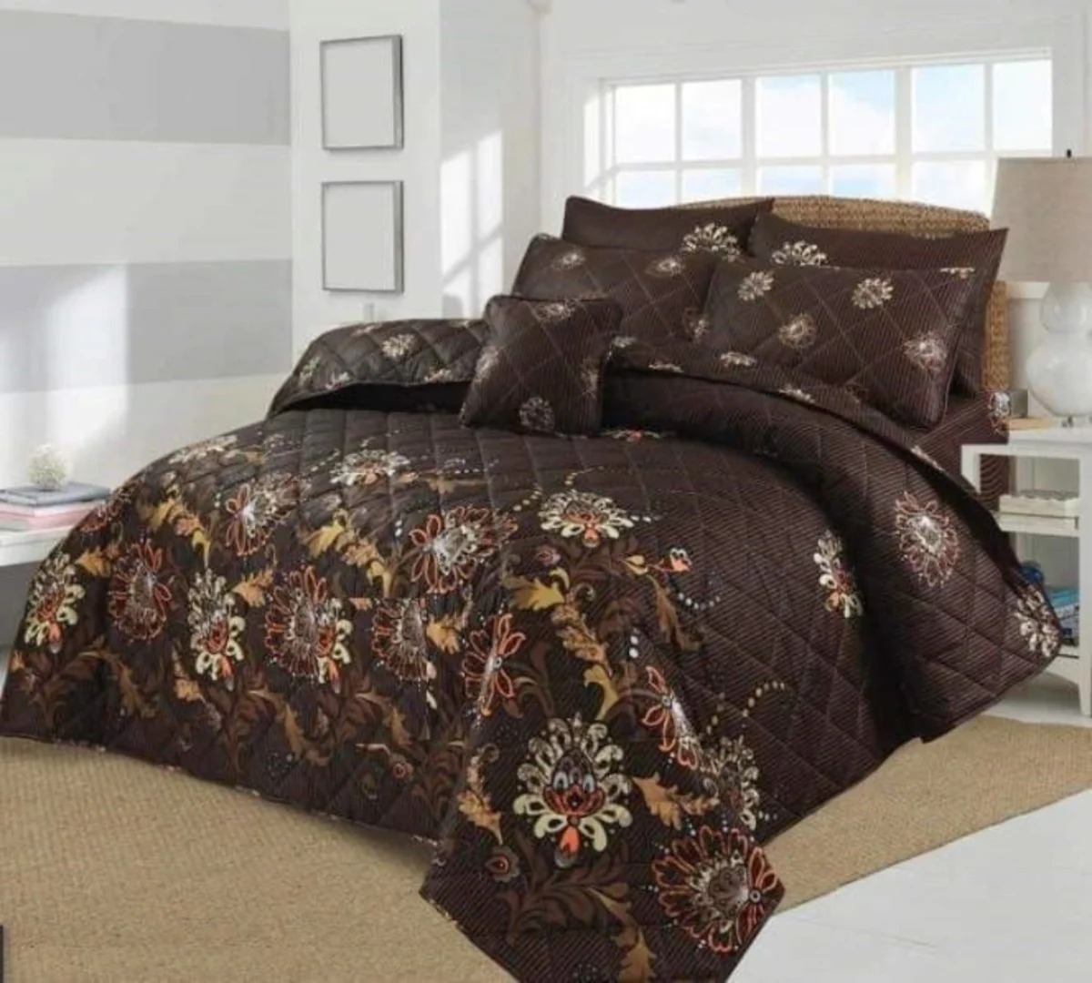 Quilted Comforter Set-108
